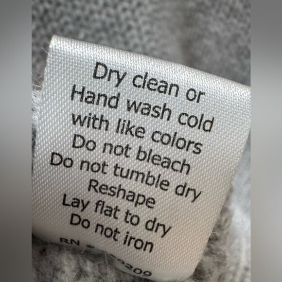 La Ligne 2X Solid Marin Sweater, Grey - Picture 6 of 8